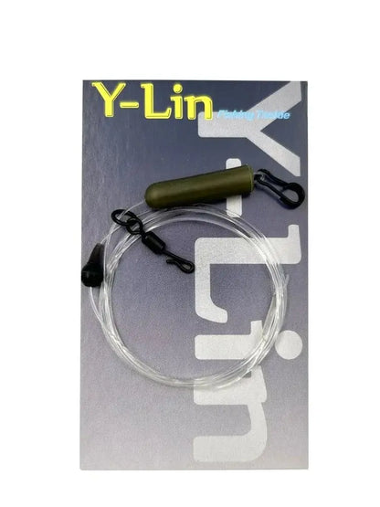 Carp Fishing Fused Leader 100% Fluorocarbon Helicopter Rig for Leads