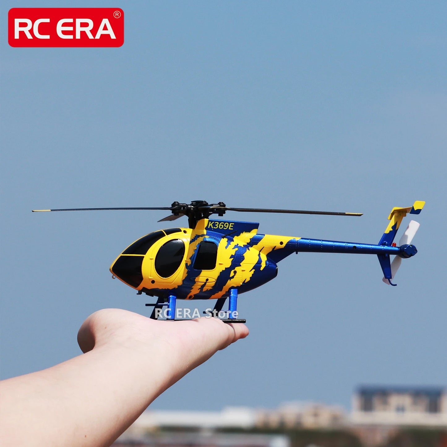 RC ERA C184 Mini MD500 Helicopter Optical Flow Remote Control Hobby Toy Gift