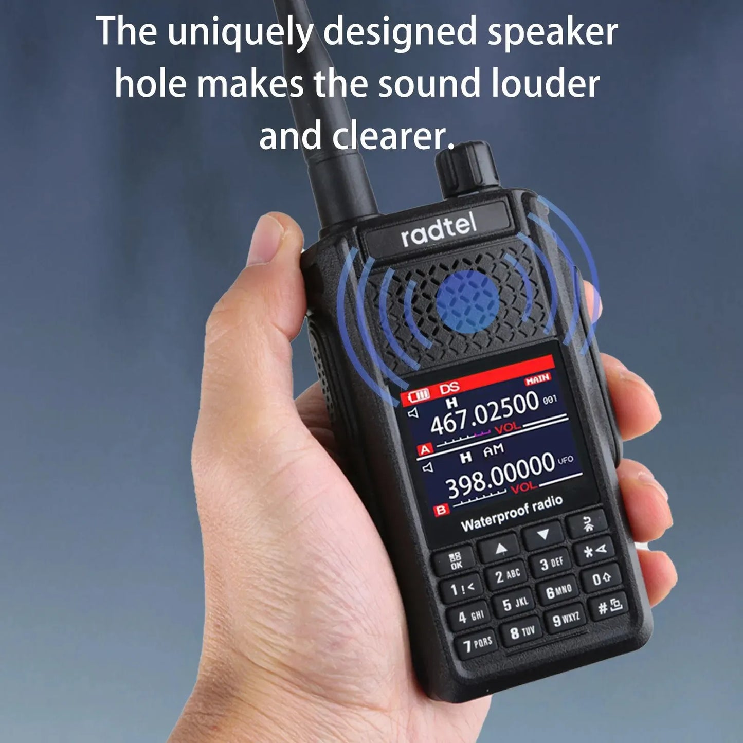 Radtel RT-630 Walkie Talkie 10W Amateur Radio IP67 Waterproof 8 Bands