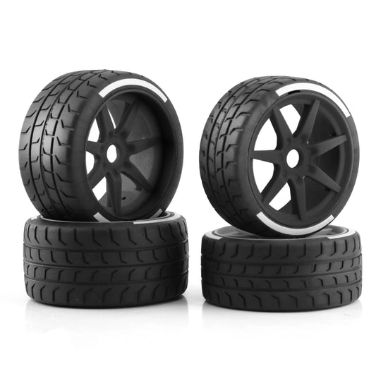 4Pcs Tire Tyre 17mm Wheel Hex For Arrma 1/7 Felony FSR RC Car