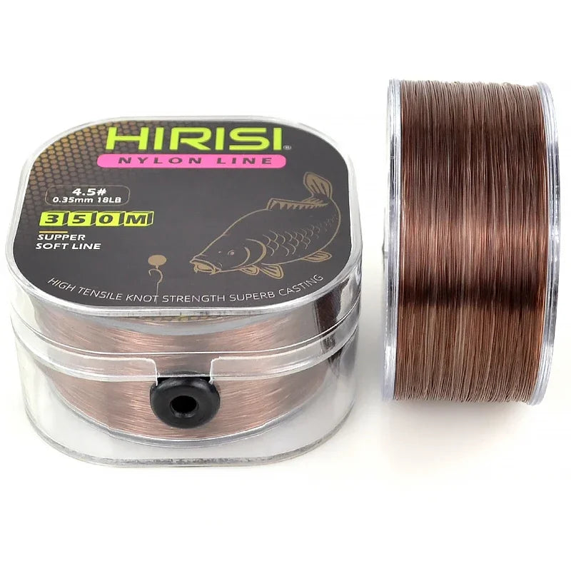 Hirisi 350m Super Strong Monofilament Nylon Carp Fishing Line Japan Made