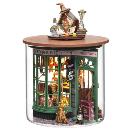Wooden Mini DIY Dollhouse Kit with Furniture 3D Room Model Puzzle Decor Gift - EXPROTAS
