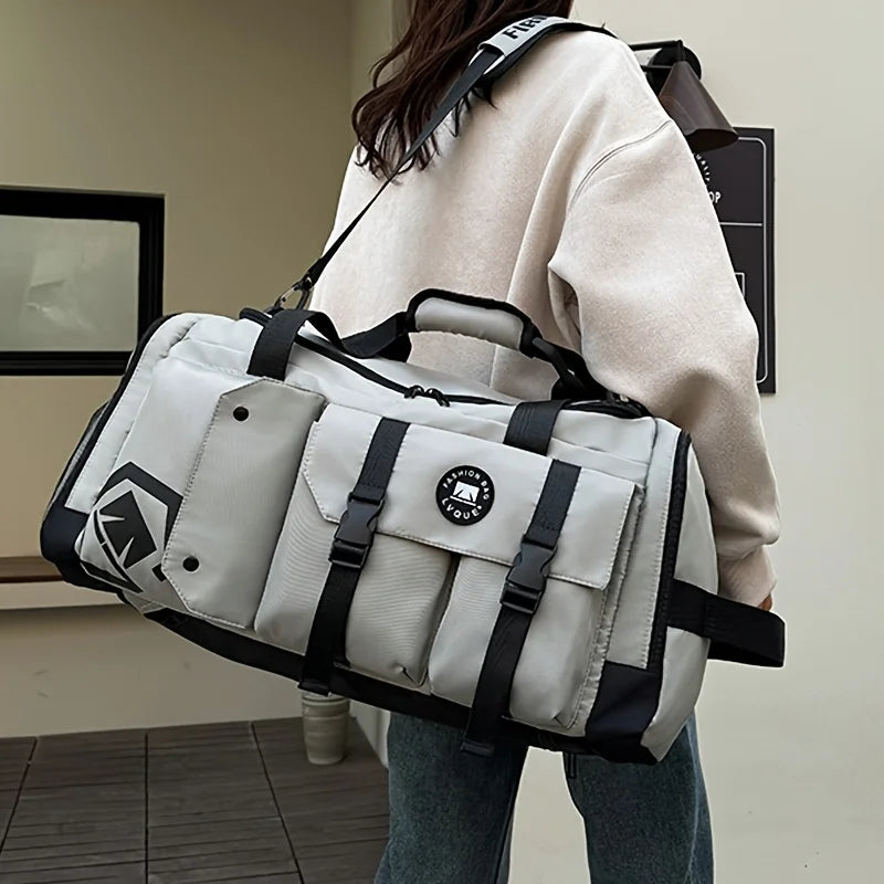 Large Travel Gym Backpack w/ Wet Dry Separation & Shoe Compartment Bag