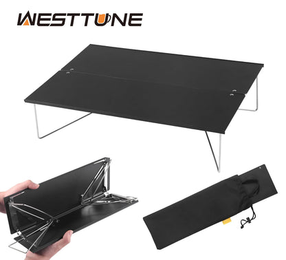 Mini Camping Table Ultralight Aluminum Folding Portable Outdoor Picnic