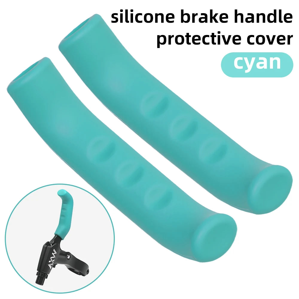 2Pcs Brake Handle Cover Grips Silicone Mountain Bike Handlebar Accessories