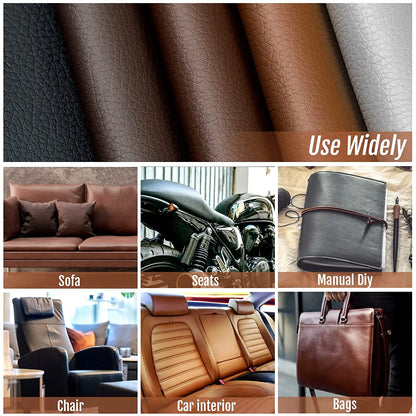 Self Adhesive Leather Patch Repair Tape for Sofa Seat Furniture Fix