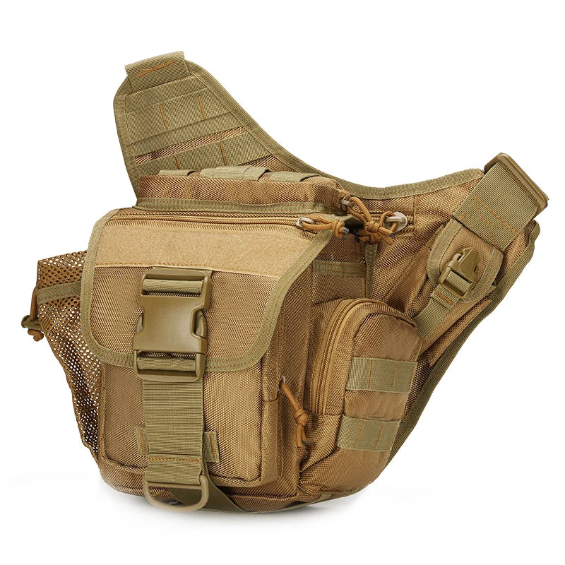 Outdoor Chest Bag for Men Hiking Camping Travel Tactical Shoulder Pouch