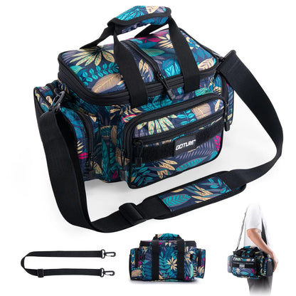 Fishing Tackle Bag Large Capacity Backpack 600D Oxford Waterproof Camping