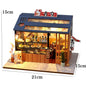 Wooden DIY Mini Dollhouse 3D Puzzle Room Kit with Furniture Birthday Gift - EXPROTAS