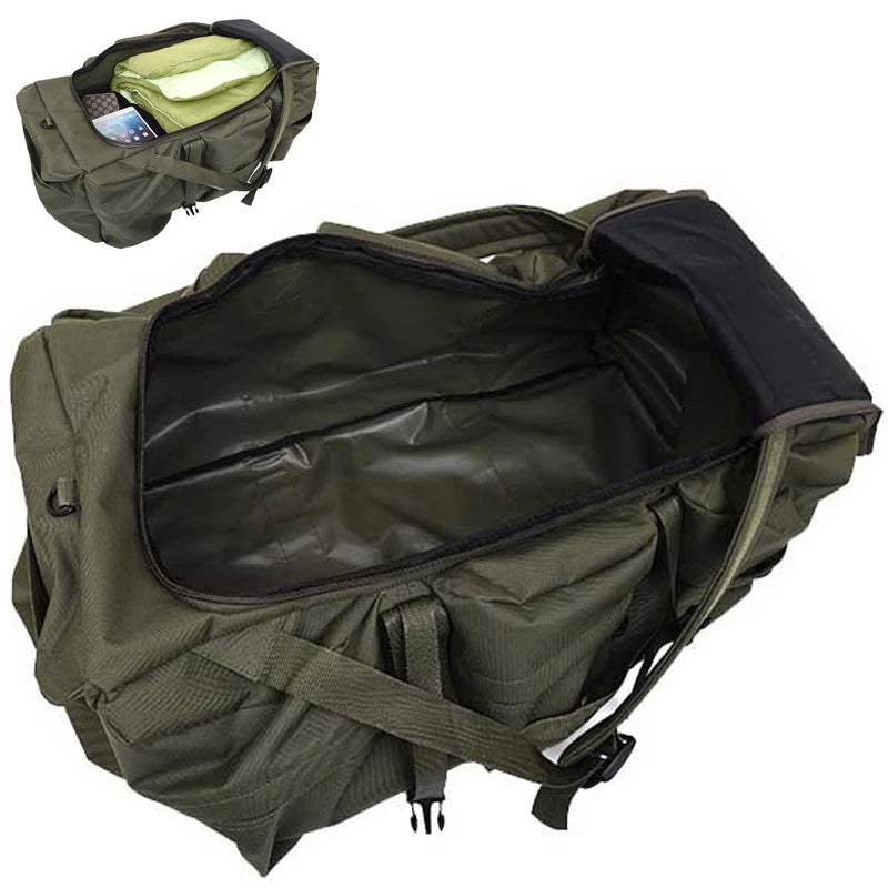 100L Shoulder Bag Backpack Travel Rucksack Duffle for Men Outdoor Hiking