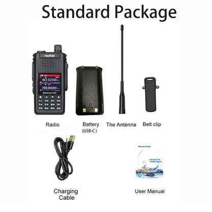 Radtel RT-630 Walkie Talkie 10W Amateur Radio IP67 Waterproof 8 Bands