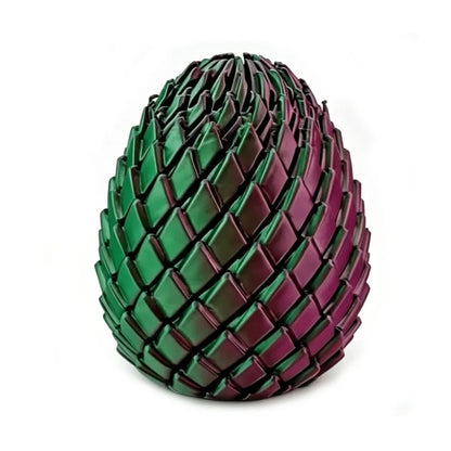 3D Printed Dragon Egg Stress Relief Fidget Desk Ornament Deformable Twist