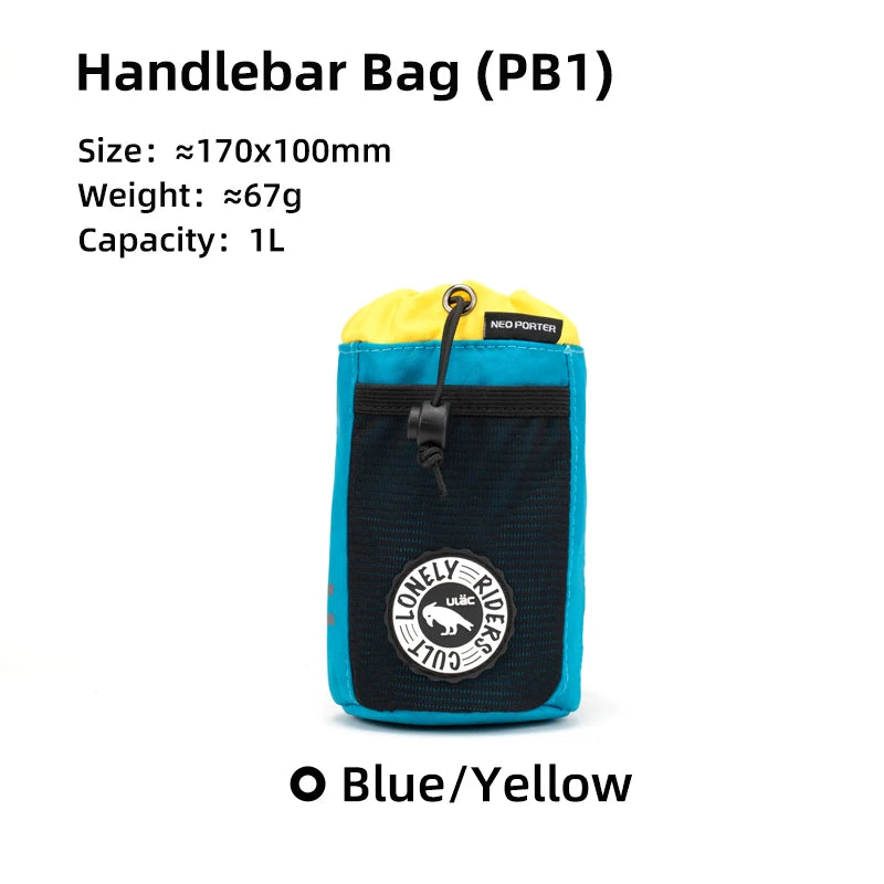 Insulated Handlebar Stem Bag C-HOLD Water Bottle Pouch Bikepacking Touring
