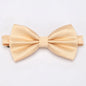 Bow Tie Solid Color Adjustable Wedding Party Ties for Men Women