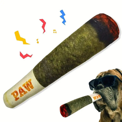 Indestructible Dog Chew Toy Interactive Plush Squeaky Puppy Toy