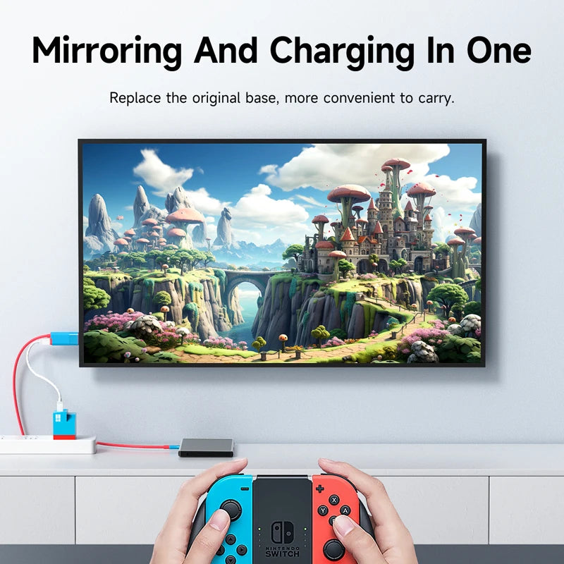 Hagibis Switch Dock USB-C to HDMI 4K60Hz Adapter for Switch/OLED/SteamDeck