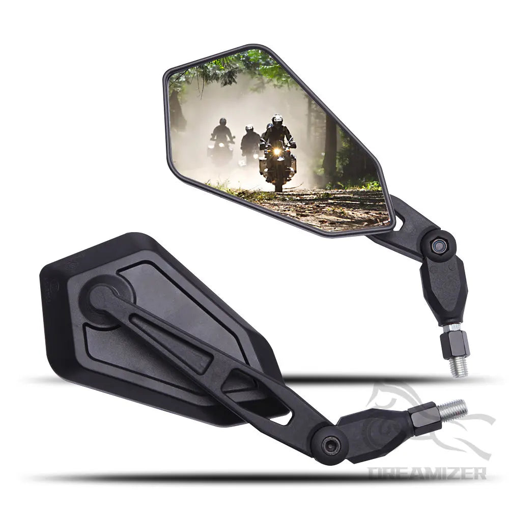 Motorcycle Rearview Mirror for Spiegel Paar Honda Yamaha Kawasaki Maverick Booster M10 Enduro KTM Suzuki-EXPROTAS