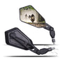 Motorcycle Rearview Mirror for Spiegel Paar Honda Yamaha Kawasaki Maverick Booster M10 Enduro KTM Suzuki-EXPROTAS