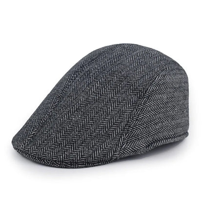 Fashion Berets Men High Quality Autumn Winter Wool Hat Herringbone Flat Cap Classical Artist Painter Hat Male Beret Caps Gorras