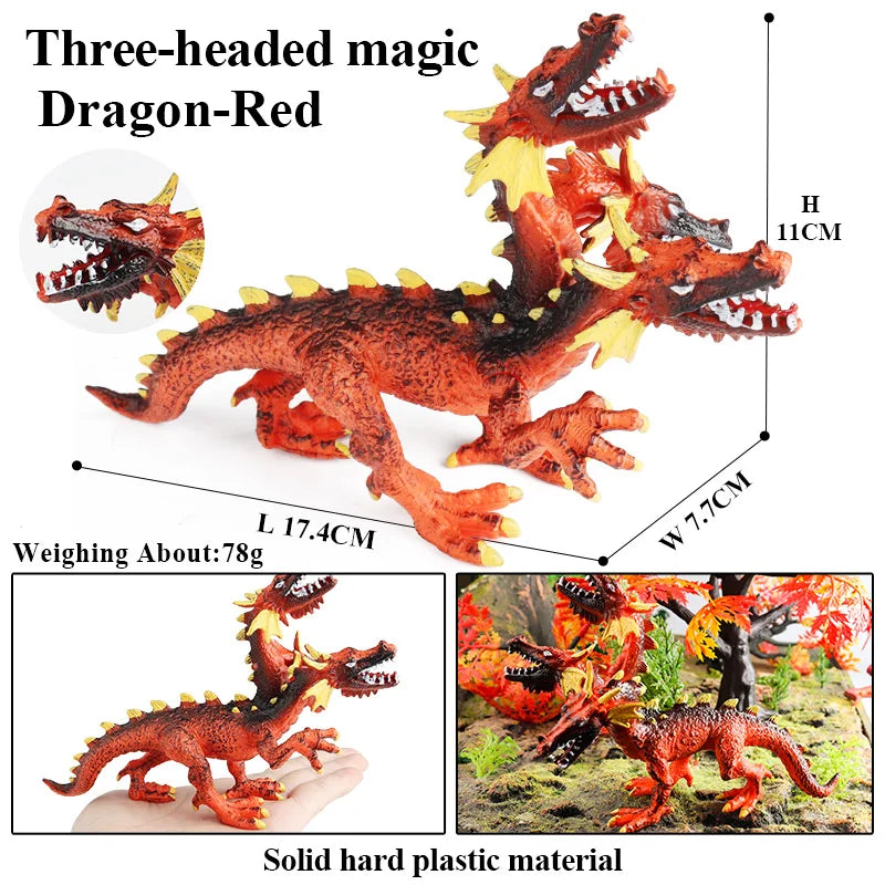 Oenux Fantasy Creature PVC Figure Dragon Phoenix Dinosaur Animal Model - EXPROTAS
