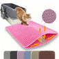Cat Litter Mat Non-Slip Double Layer Big Box Filter Mat for Pets