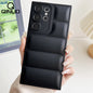 Down Jacket Style Silicone Case for Samsung S20-S26 Ultra Plus FE A-Series Soft