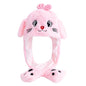 Funny Ear Hat Plush Rabbit Animal Cap for Party Teens Headwear