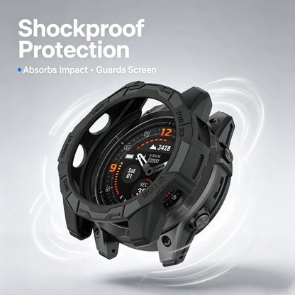 Protective Cover Case For Garmin Fenix 7 7S 7X Epix Pro 42/47/51mm TPU Frame