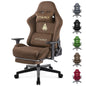Kitinjoy Ergonomic Gaming Chair Suede High Back Recliner with Footrest - EXPROTAS
