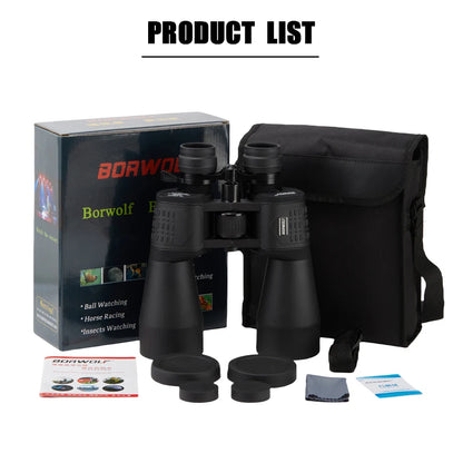 HD Light Binoculars 15-450X60 Night Vision Zoom for Hunting Bird Watching