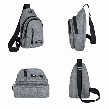 Waterproof Messenger Bag Men Chest Fashion Korean-Style Casual Bags