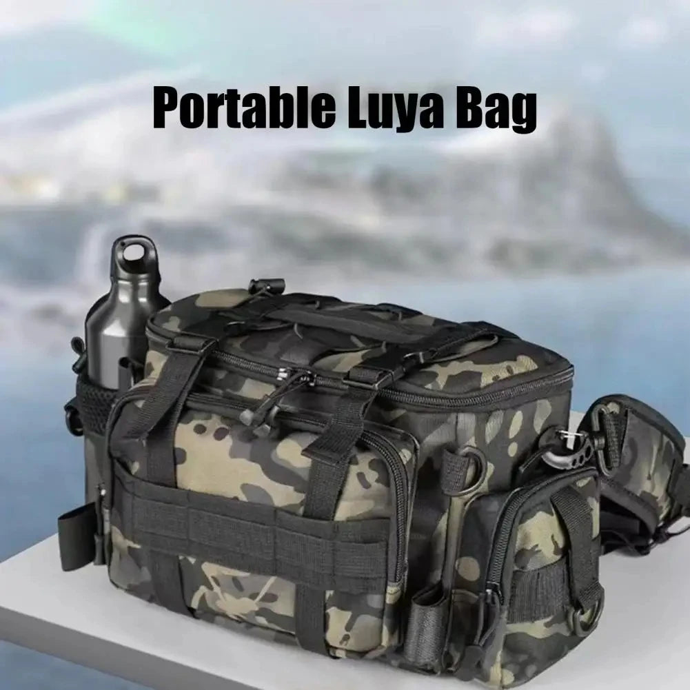 Fishing Storage Bag Portable Shoulder Tackle Rod Holder Outdoor Gear