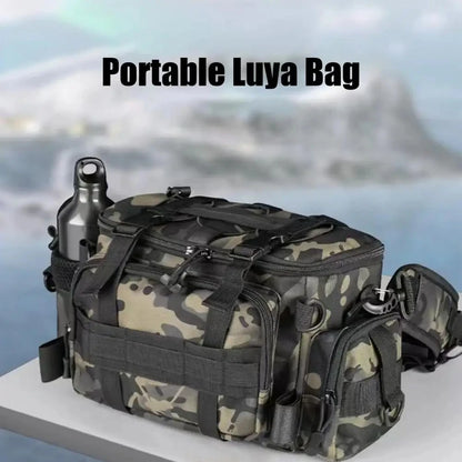 Fishing Storage Bag Portable Shoulder Tackle Rod Holder Outdoor Gear
