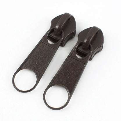 50/100/200Pcs 3#5# Zipper Slider For Nylon Zippers Bag Garment Zip Puller Backpack Pocket Zips Repair Kit DIY Sewing Accessories