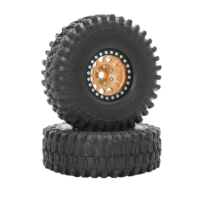 Beadlock Wheel 1.9 Metal Rim for 1/10 RC Crawler Axial SCX10 TRX-4 Redcat