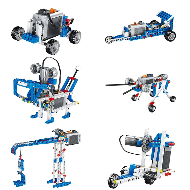 9686 Technical Parts Multi Technology MOC Brick Educational School Student Learning Building Block Power Punction Teaching Tools-EXPROTAS