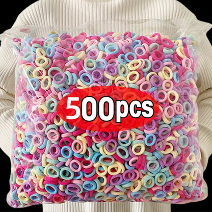Rubber Bands Hair Ties Elastic Ponytail Hold Accessories for Girls Women