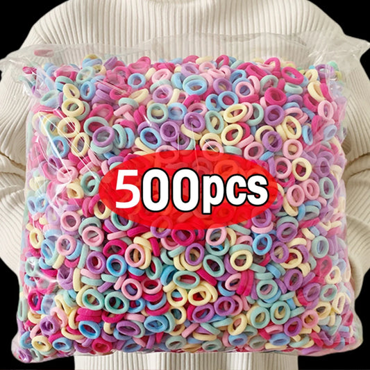 Rubber Bands Hair Ties Elastic Ponytail Hold Accessories for Girls Women