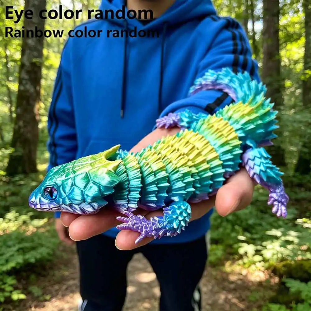 Creative Desk Plants 3D Printed Lizard Statue Ornament for Home Decor