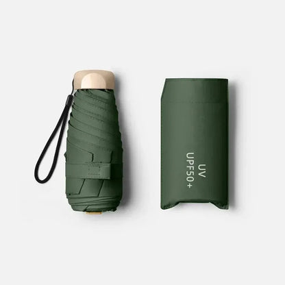 1Pc UV Ultraviolet Protection Folding Mini Umbrella Capsule Rain Shade