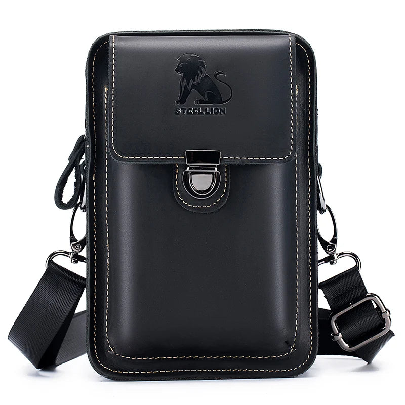 EXPROTAS Phone Waist Bag Crossbody Shoulder Bag for Men