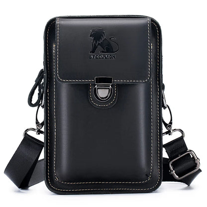 EXPROTAS Phone Waist Bag Crossbody Shoulder Bag for Men