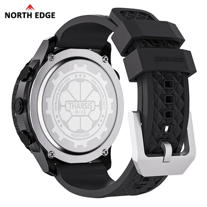 North Edge Digital Watch 50M Waterproof Altimeter Compass for Men