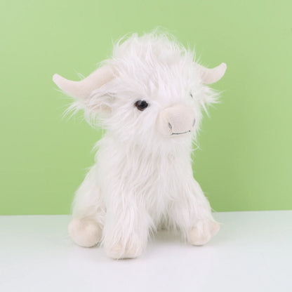 Highland Cow Plush Soft Stuffed Animal Doll Home Decor Toy 29cm