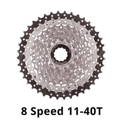 SUNSHINE 8-Speed HG Cassette 11-25T to 11-42T for HG Freehub