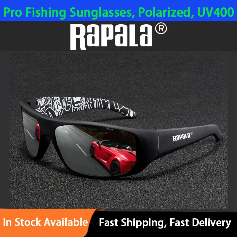 Rapala Polarized Sunglasses UV Protection for Fishing Riding Hiking Outdoor