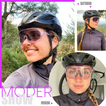 Mtb Cycling Sunglasses Photochromic Goggles UV400 Sports Bike Eyewear