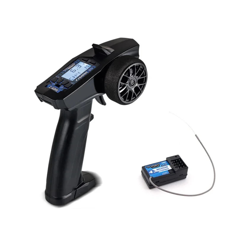 P32 Turbo Racing 91803G-C 2.4G 4CH VT LCD Transmitter with Receiver for RC Car Boat