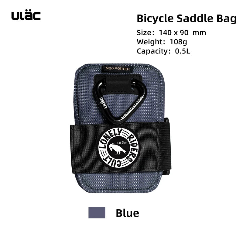 Mini Bike Saddle Bag ULAC 0.5L Waterproof Seatpost Rear Tail Pouch MTB