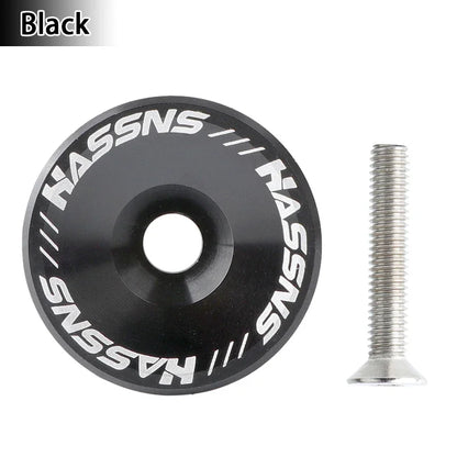 HASSNS Stem Cap Aluminum Headset Top Cap MTB Road Bicycle Power Cap - EXPROTAS